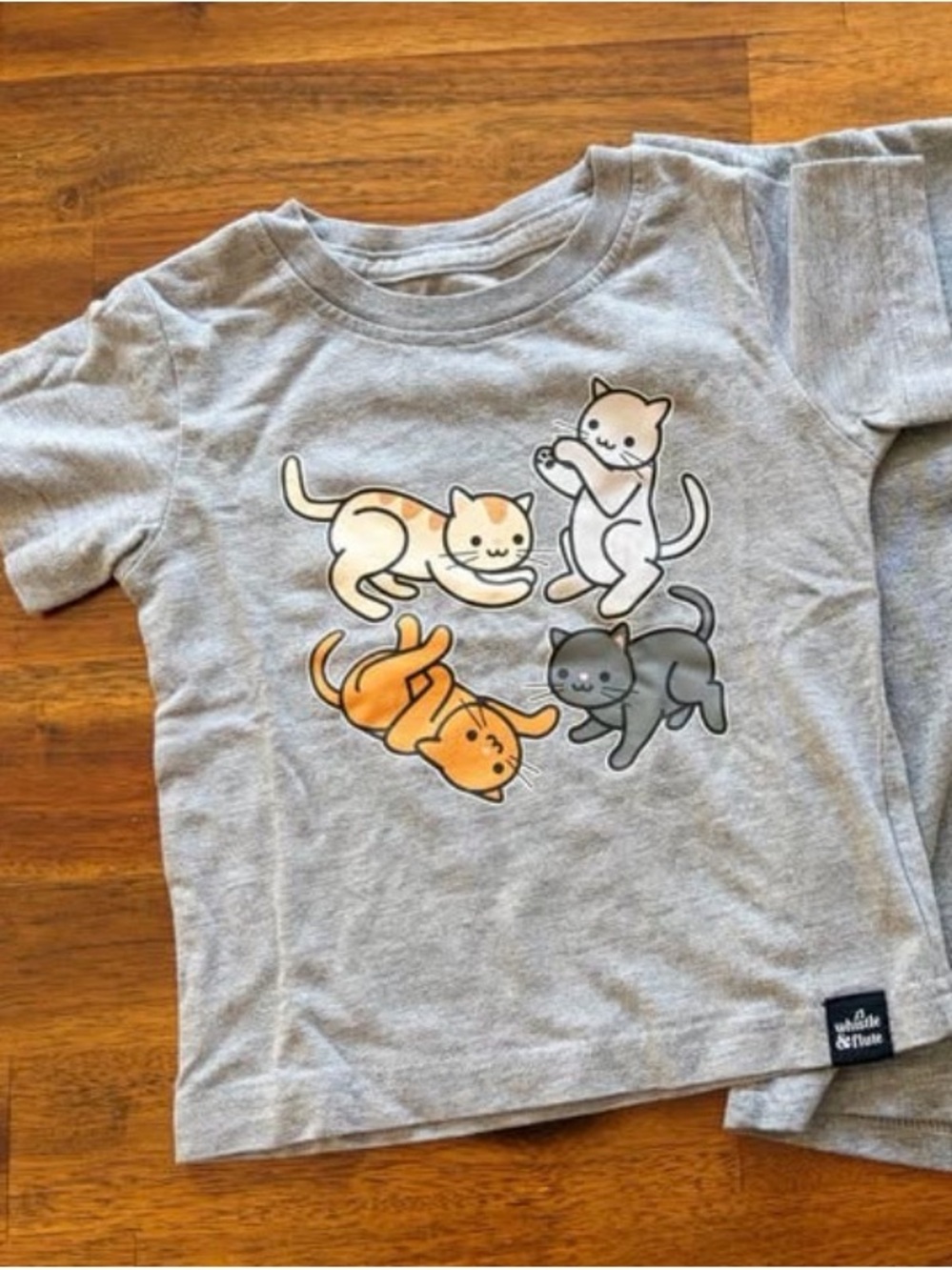 Whistle & Flute Cats T-Shirt, 12-18 mths